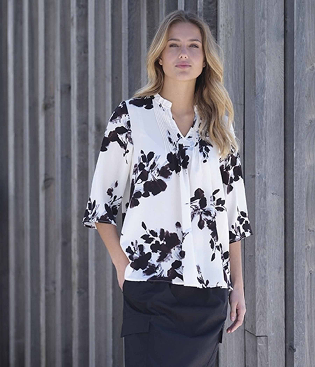 PREPAIR CORFU BLOUSE IN CREAM