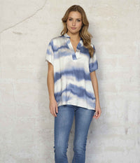 PREPAIR LUCILLA BLOUSE IN BLUE