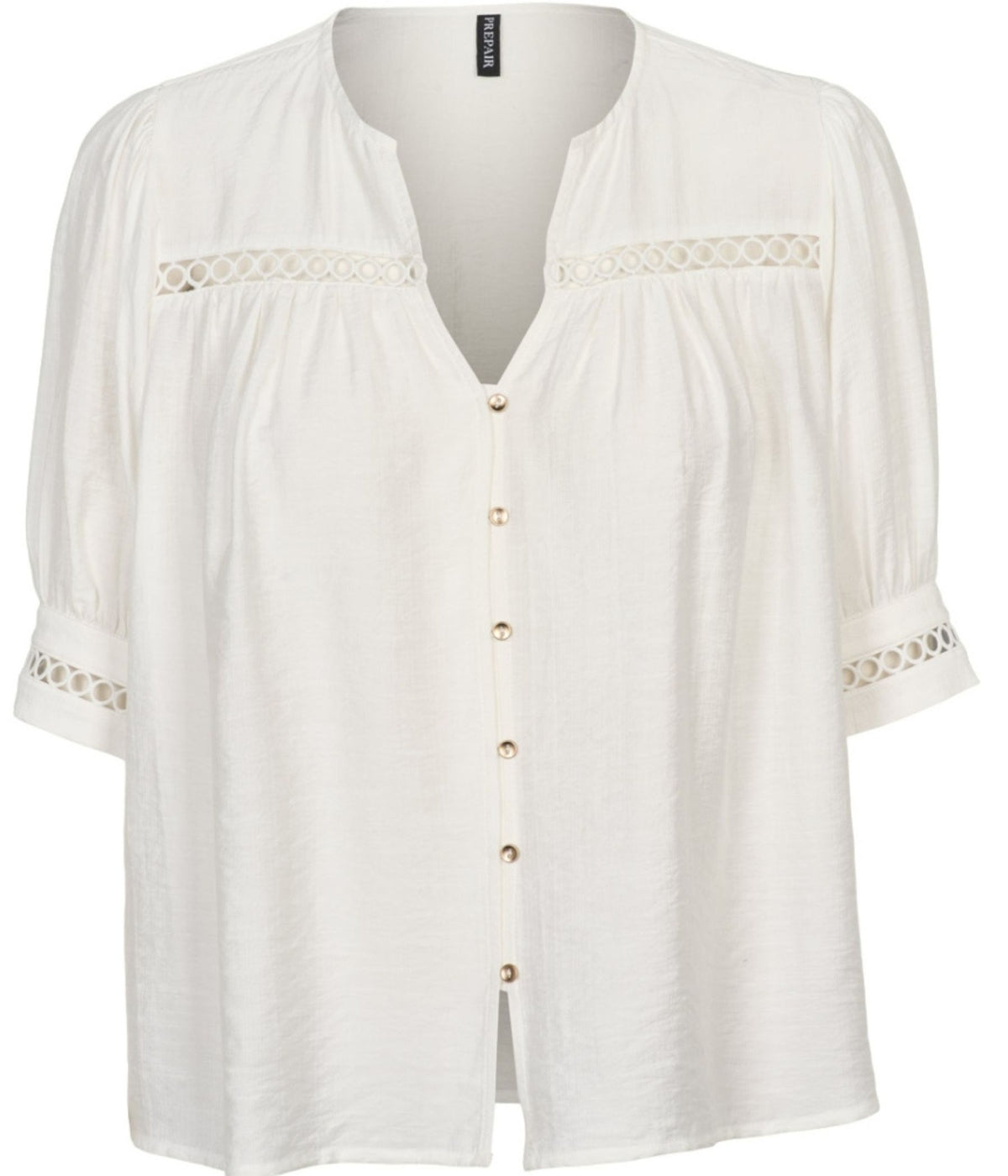 PREPAIR NANCY BLUSE I HVID.