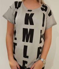 ZE-ZE T-SHIRT IN GRAY