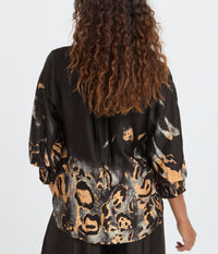 SORBET BLUSE I SORT