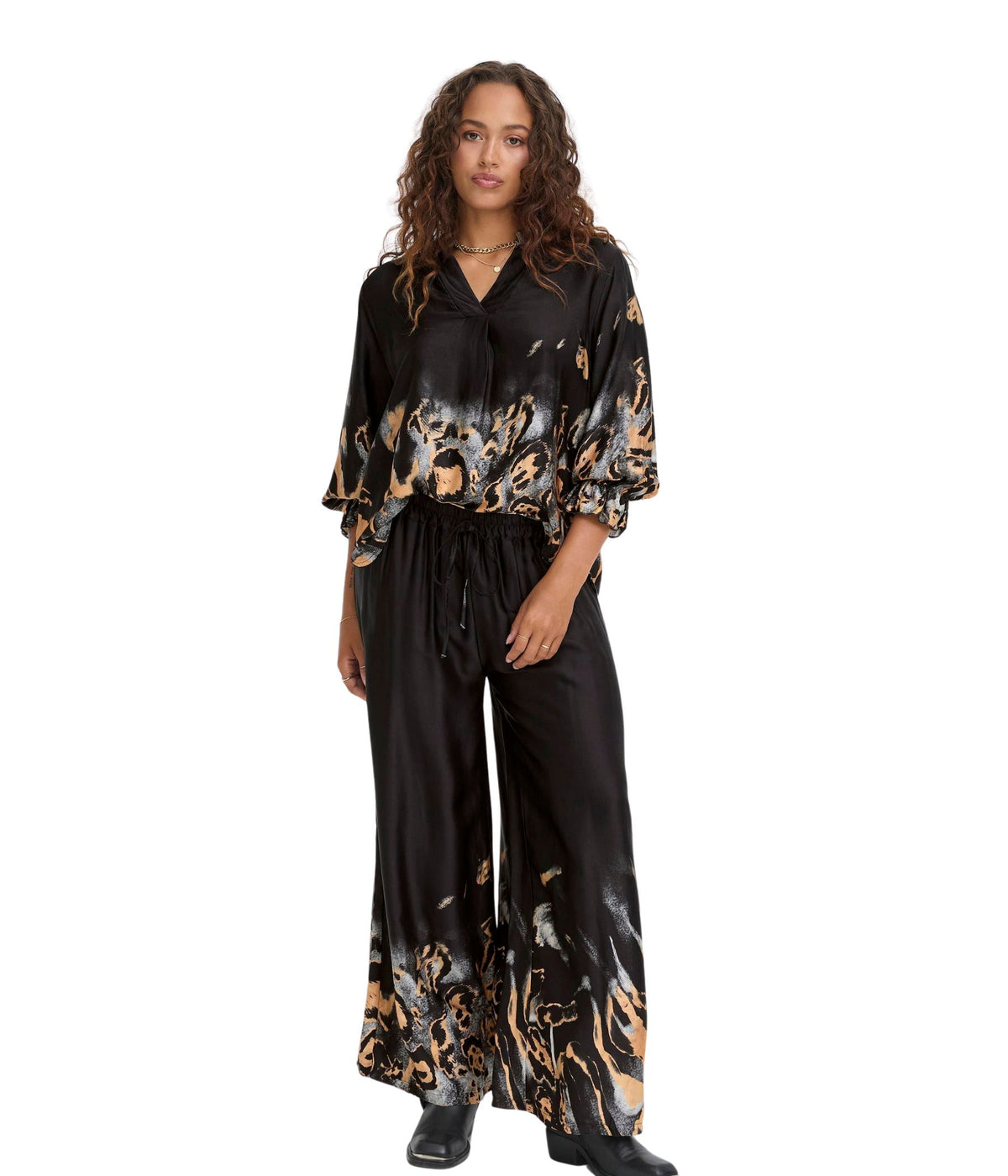 SORBET BLUSE I SORT