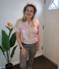 SOULMATE BLUSE I ROSE OG SAND