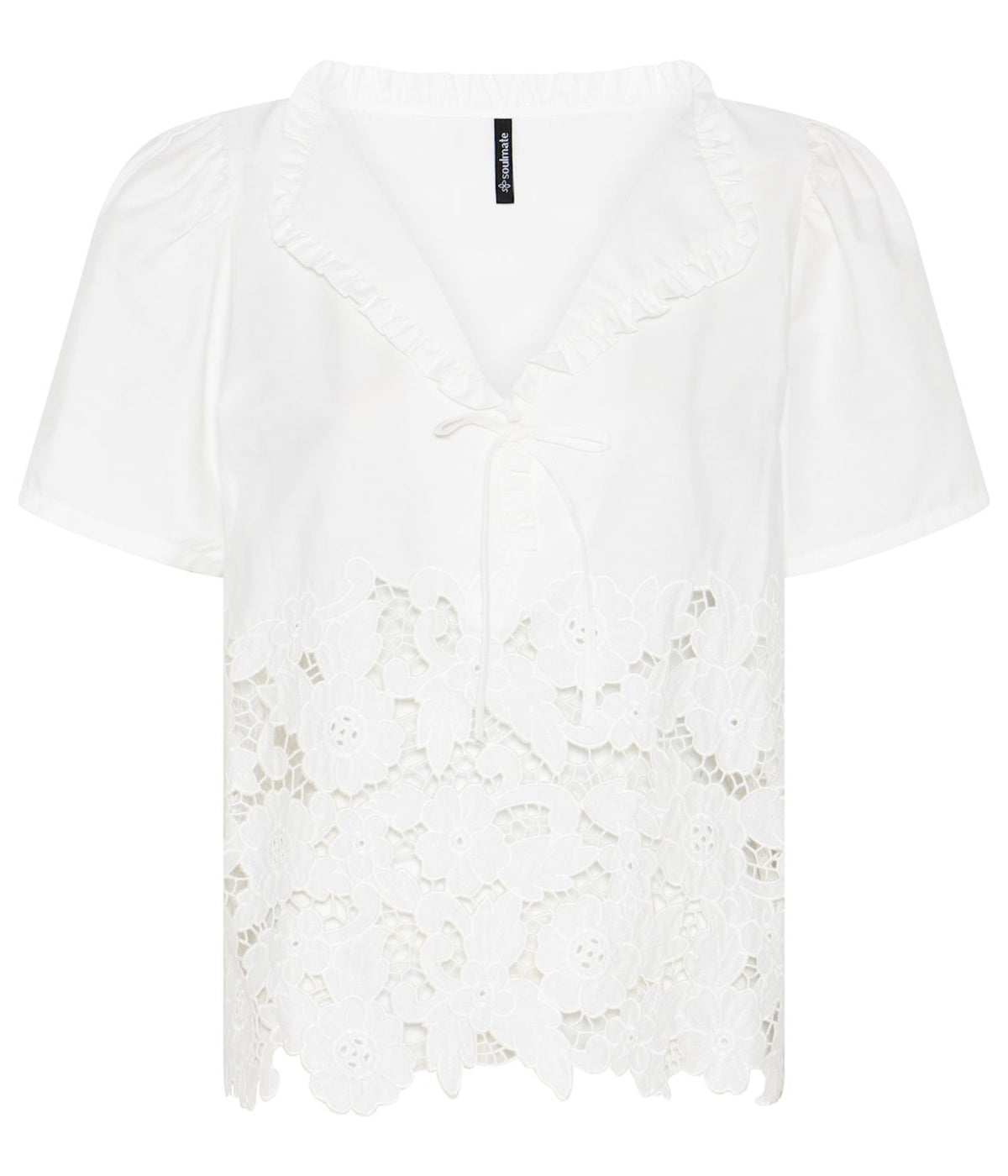 SOULMATE EMILY BLUSE I HVID