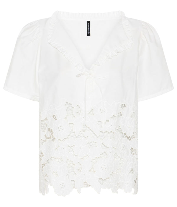 SOULMATE EMILY BLUSE I HVID