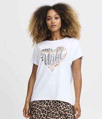 SORBET LAIBI T-SHIRT IN WHITE 