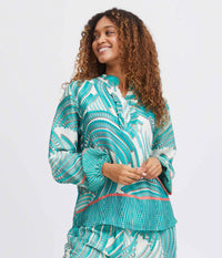 SORBET CANELA BLOUSE IN GREEN