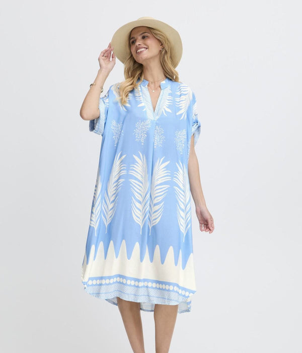 SORBET GORDAND KJOLE I BLÅ