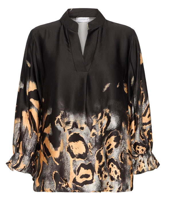 SORBET BLUSE I SORT