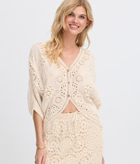 SORBET BLONDE CARDIGAN I CREME