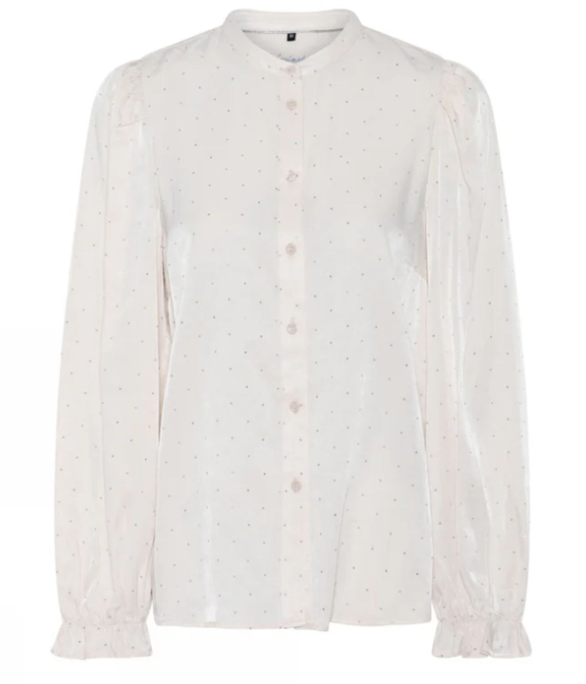 SOULMATE SKJORTE I OFFWHITE MED STEN.