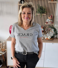 B.YOUNG T-SHIRT I GRÅ
