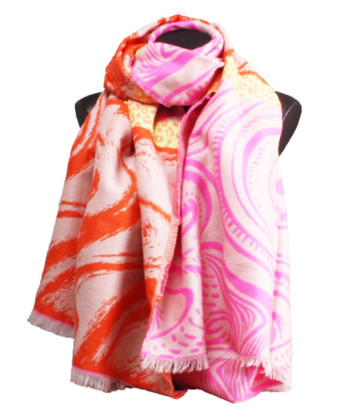 TØRKLÆDE I ORANGE, PINK OG SAND