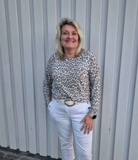 OFELIA TATTI BLUSE I LEOPARD PRINT