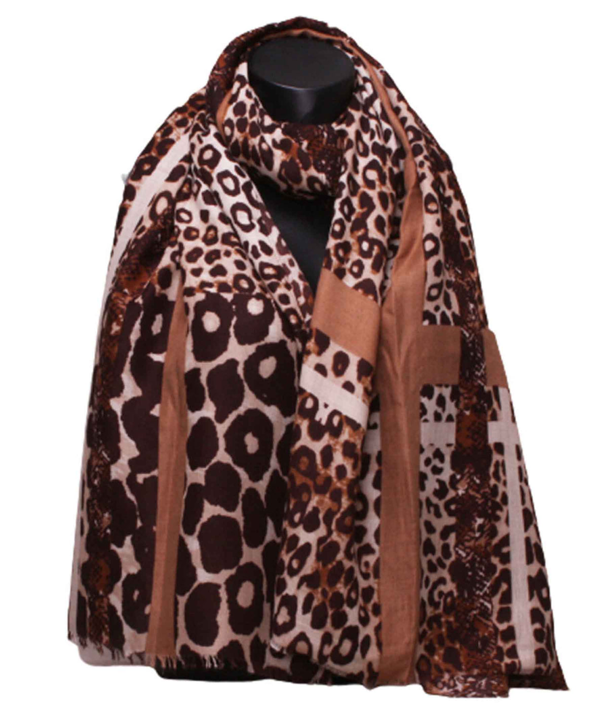 LEOPARD PRINT SCARF