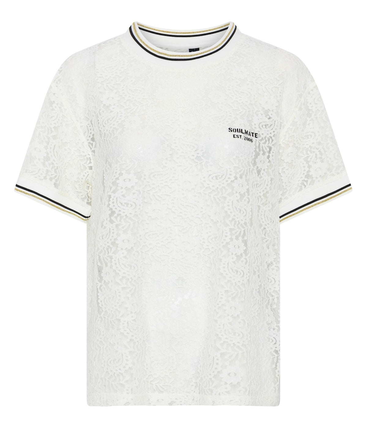 SOULMATE BULLET BLUSE I HVID