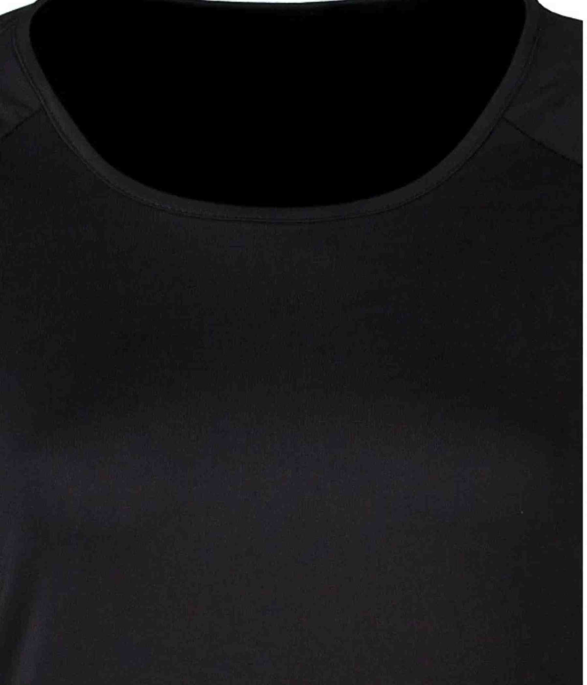 ZE-ZE TRÆNINGS BLUSE I SORT