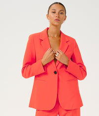KAFFE SAKURA BLAZER I FIERY RØD