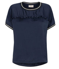 ONE-TWO T-SHIRT I MØRKEBLÅ.