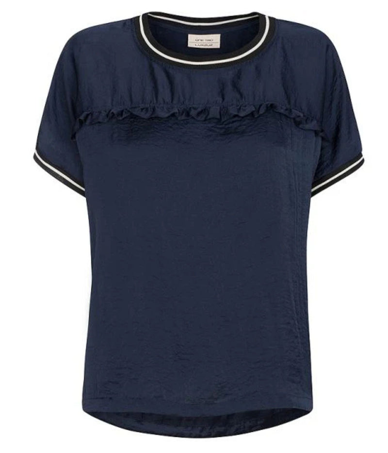 ONE-TWO T-SHIRT IN DARK BLUE