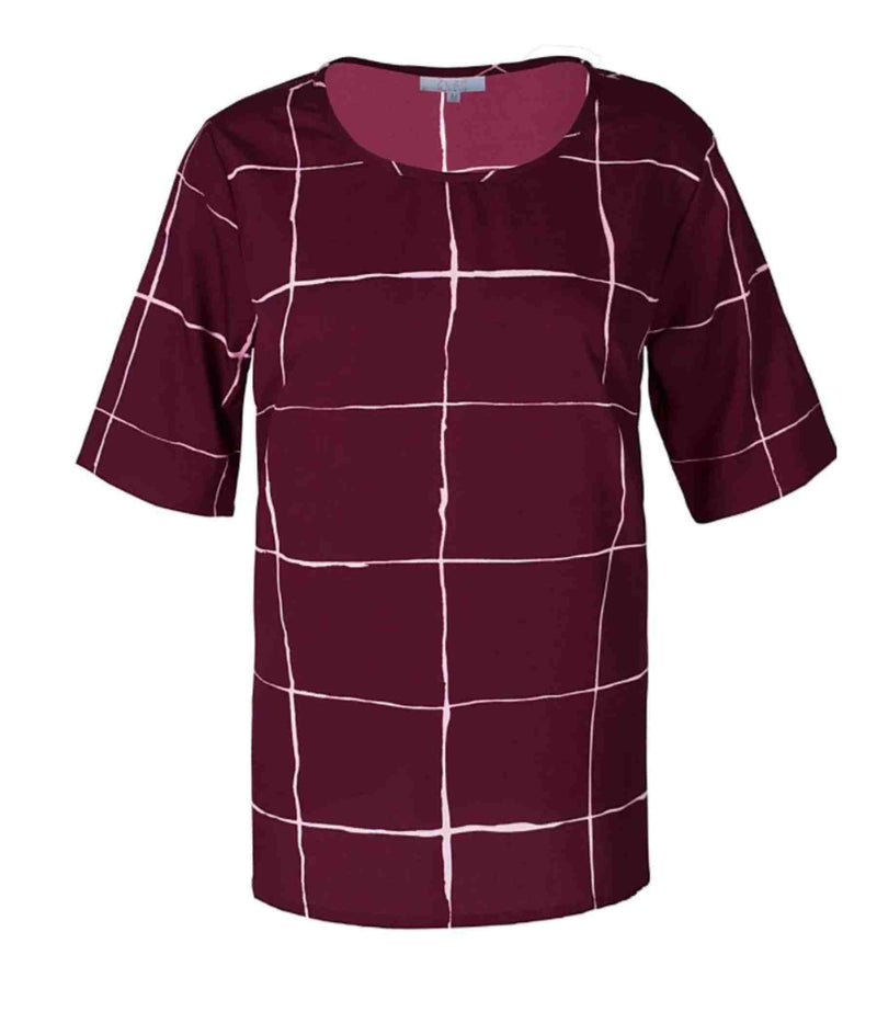 ZE-ZE CHI BLUSE I BORDEAUX