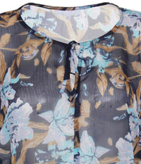 ZE-ZE ESAKI BLUSE I MARINEBLÅ