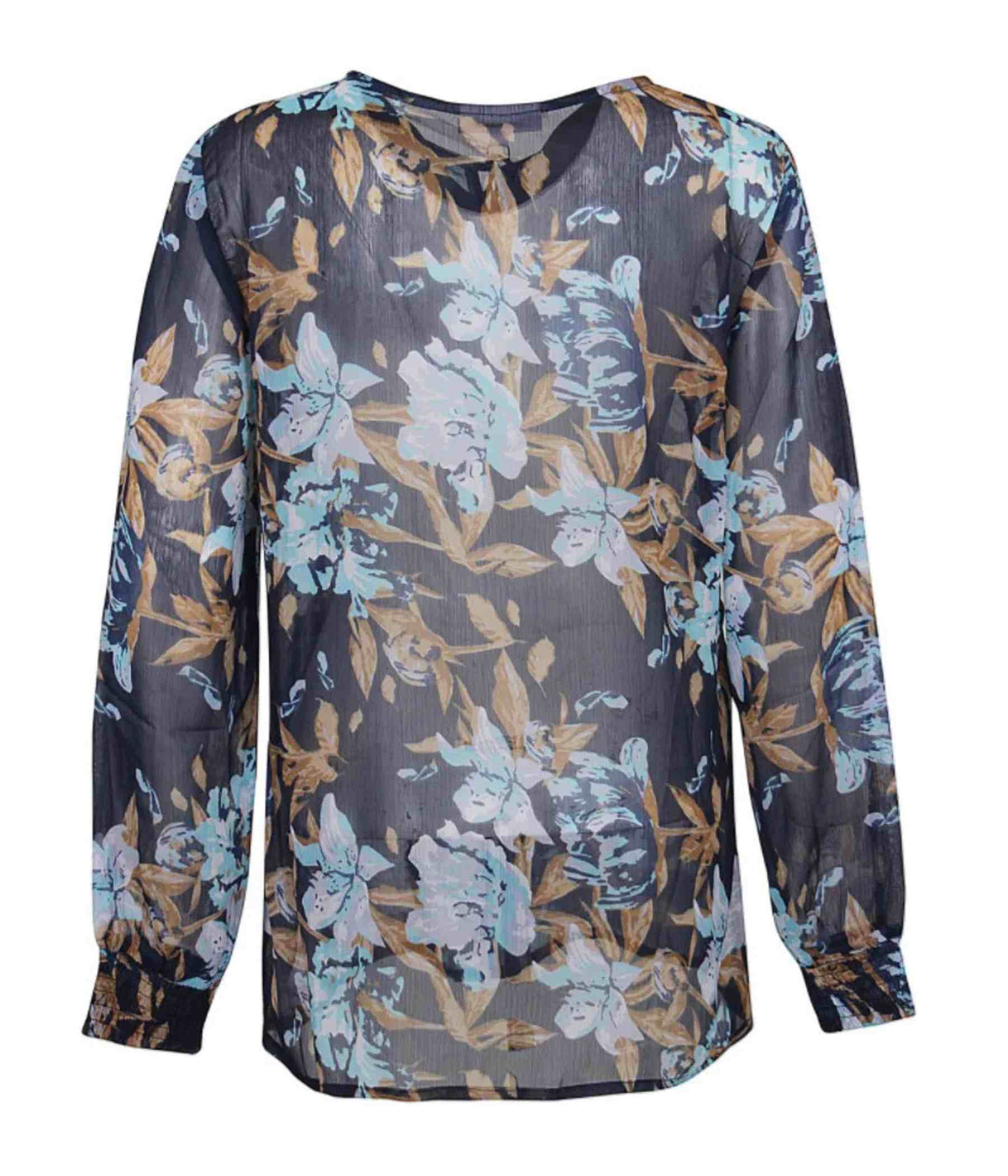 ZE-ZE ESAKI BLUSE I MARINEBLÅ