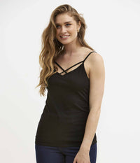 ZE-ZE BONITA TOP IN BLACK