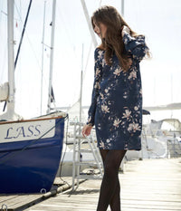 ZE-ZE POLDA KJOLE I MØRKEBLÅ