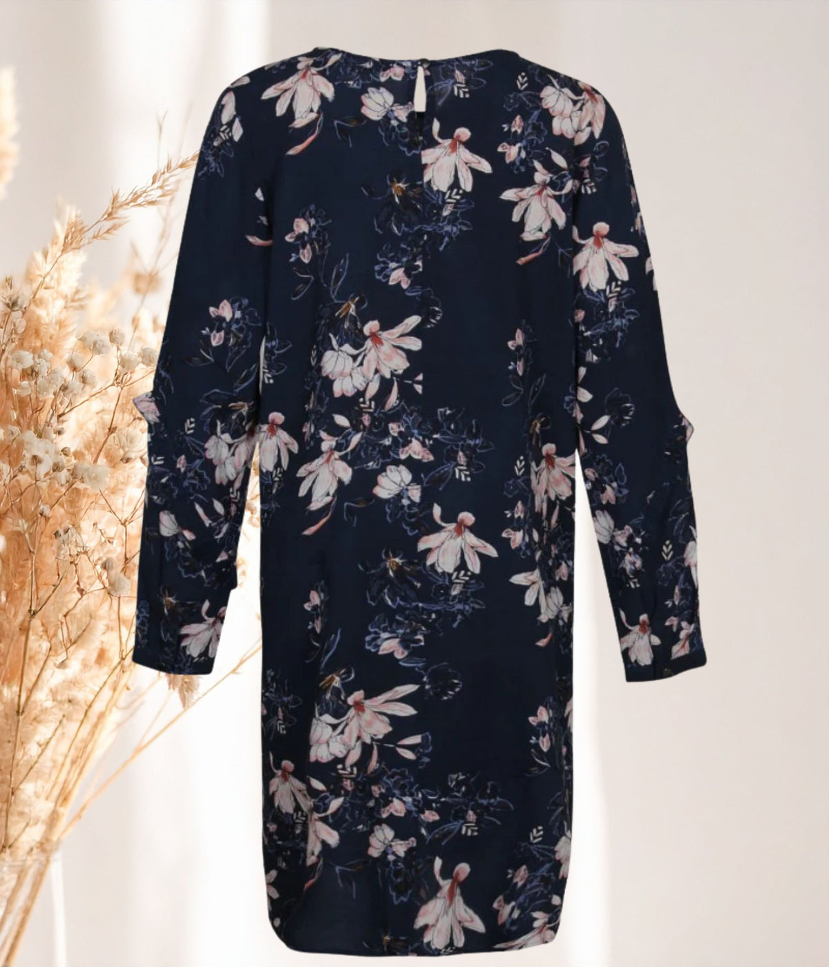 ZE-ZE POLDA KJOLE I MØRKEBLÅ