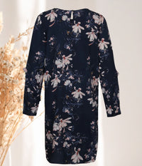 ZE-ZE POLDA KJOLE I MØRKEBLÅ