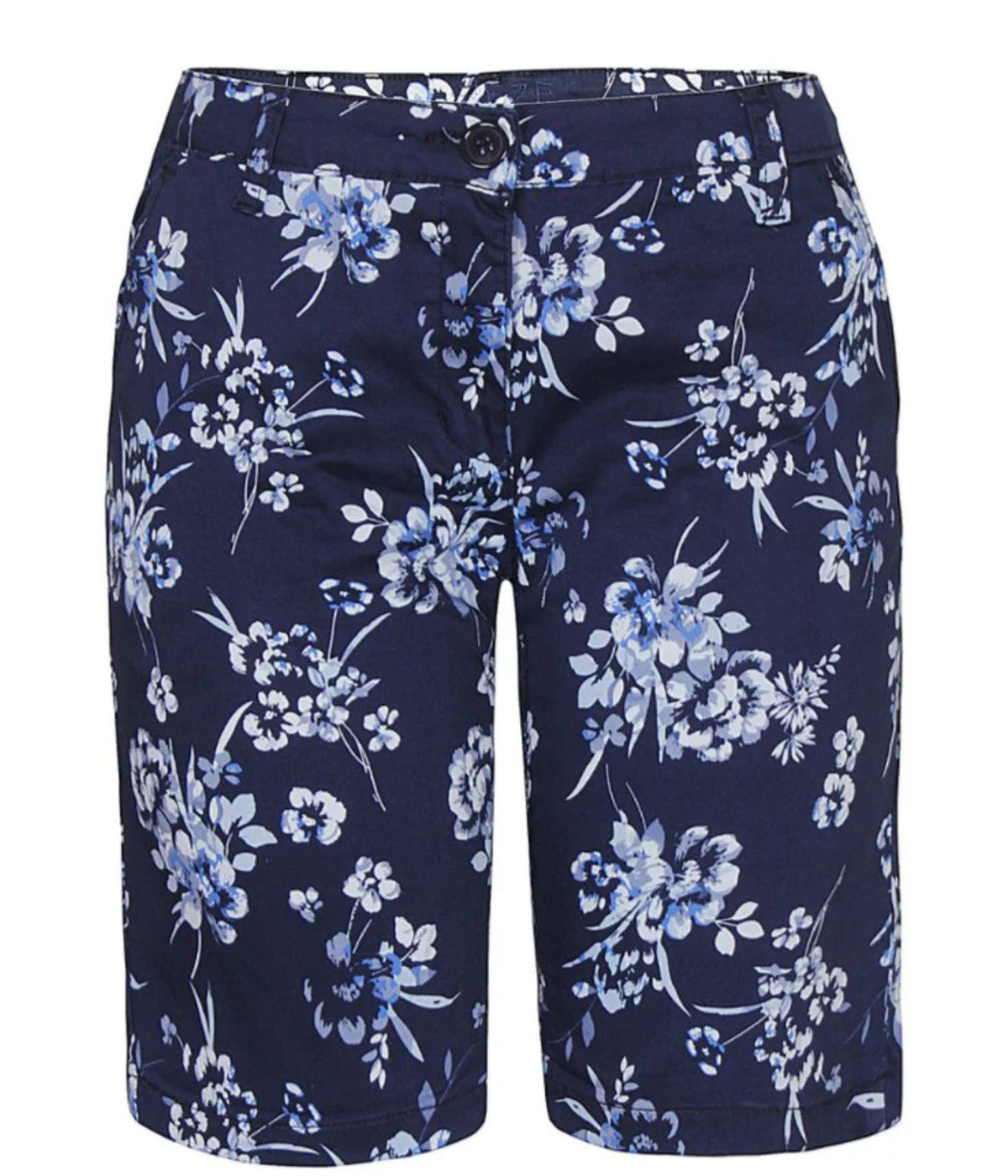 ZE-ZE SANNE SHORTS I MARINEBLÅ.