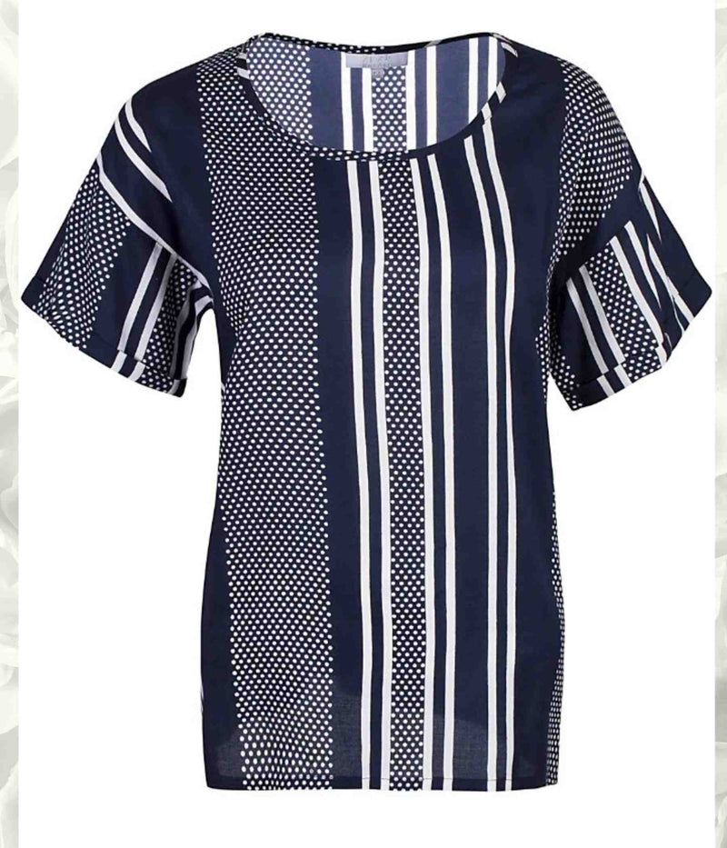 ZE-ZE T-SHIRT MED STRIBER