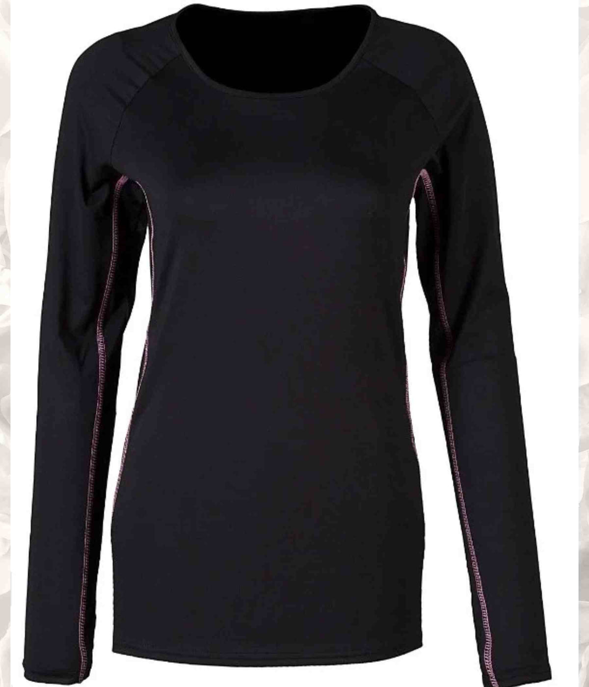 ZE-ZE TRÆNINGS BLUSE I SORT