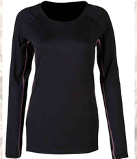 ZE-ZE TRÆNINGS BLUSE I SORT