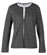 ZE-ZE ULRIKA CARDIGAN SAND OG SORT