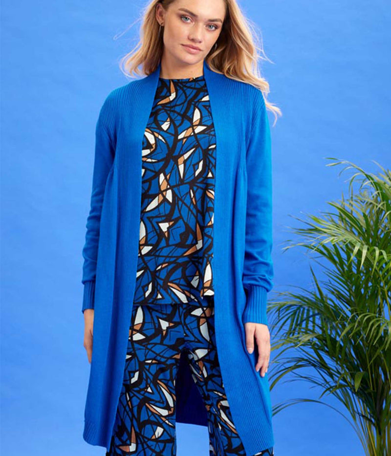 ZE-ZE EMILY BLOUSE IN COBOLT BLUE