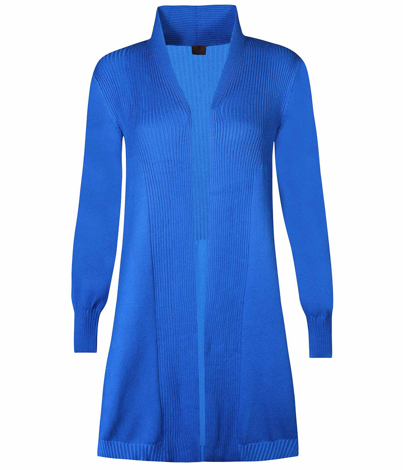 ZE-ZE FLORIAN CARDIGAN IN KOBILT BLUE