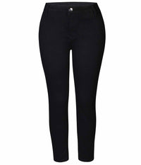 ZE-ZE TRUE CHINO PANTS IN BLACK