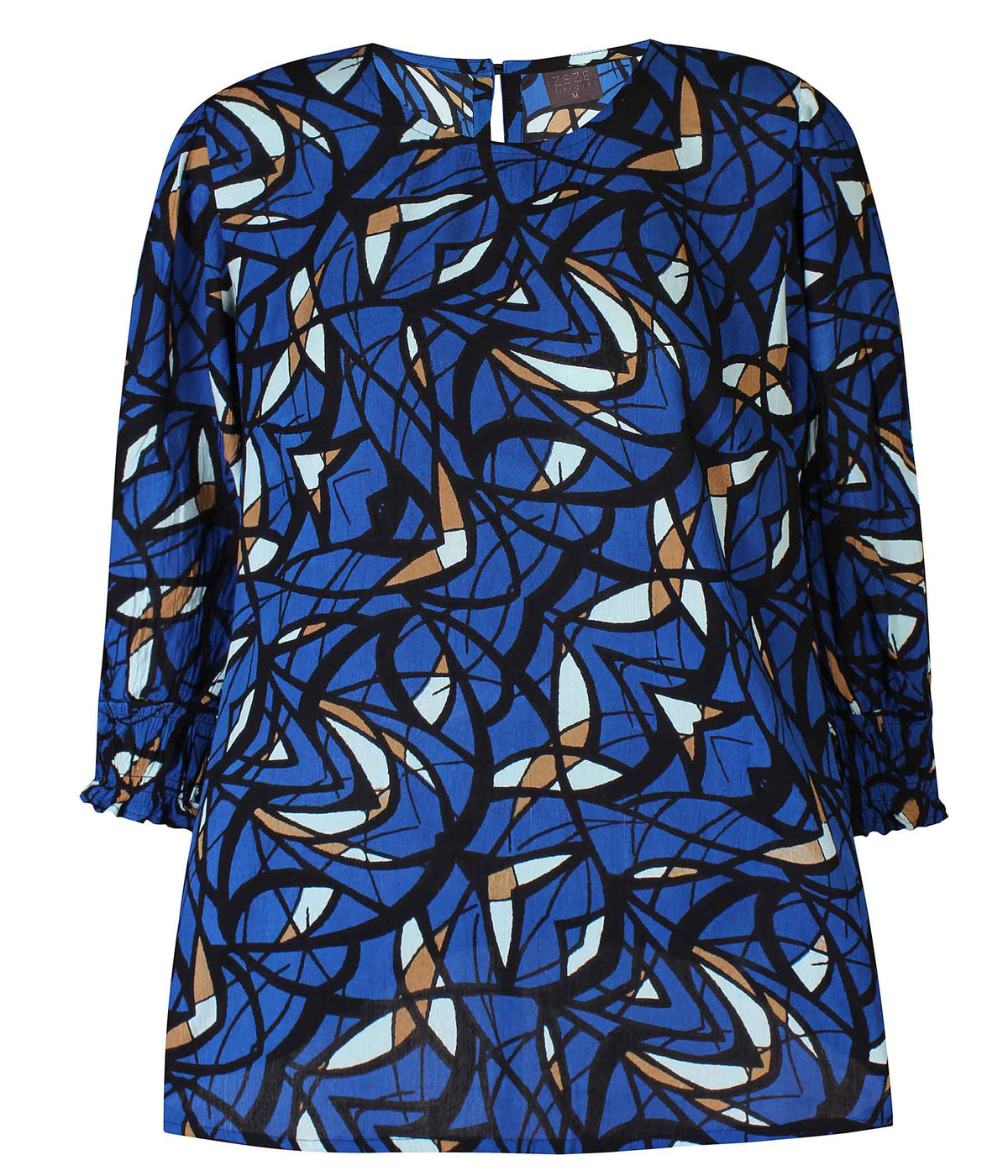 ZE-ZE EMILY BLOUSE IN COBOLT BLUE