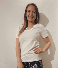 ZE-ZE BONITA T-SHIRT IN WHITE