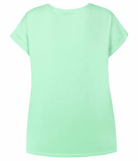 ZE-ZE FLORENZ T-SHIRT IN GREEN
