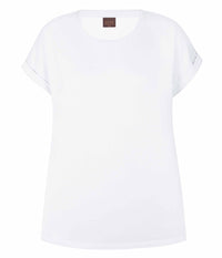ZE-ZE FLORENZ T-SHIRT IN WHITE