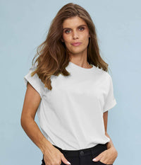ZE-ZE FLORENZ T-SHIRT IN WHITE