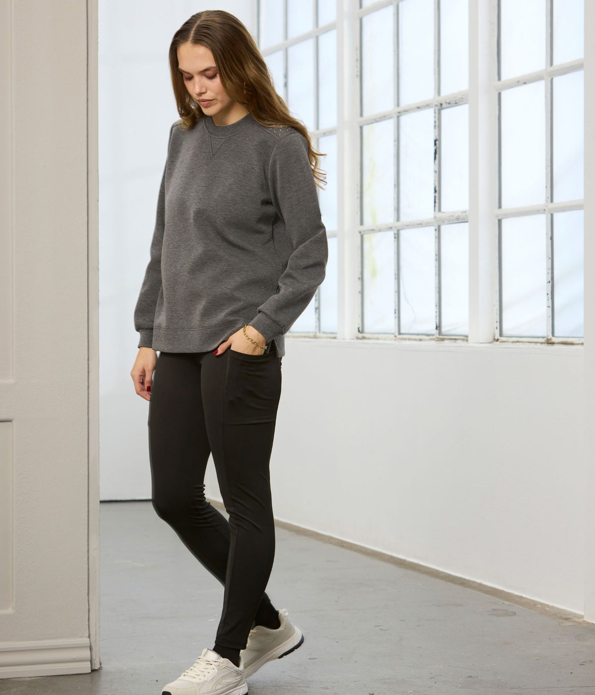 ZE-ZE ARIANNA LEGGINGS I SORT