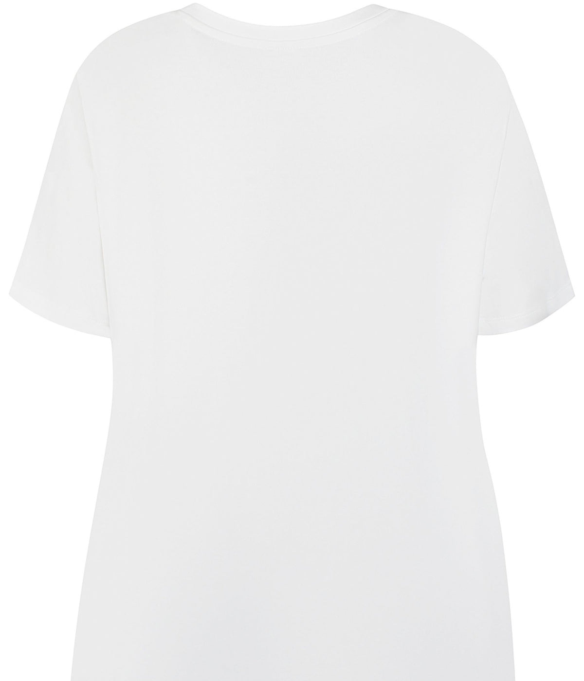 ZE-ZE BETHANY T-SHIRT I CREME MED PERLER