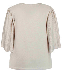 ZE-ZE DAMBIS STRIK BLUSE I LYSSAND