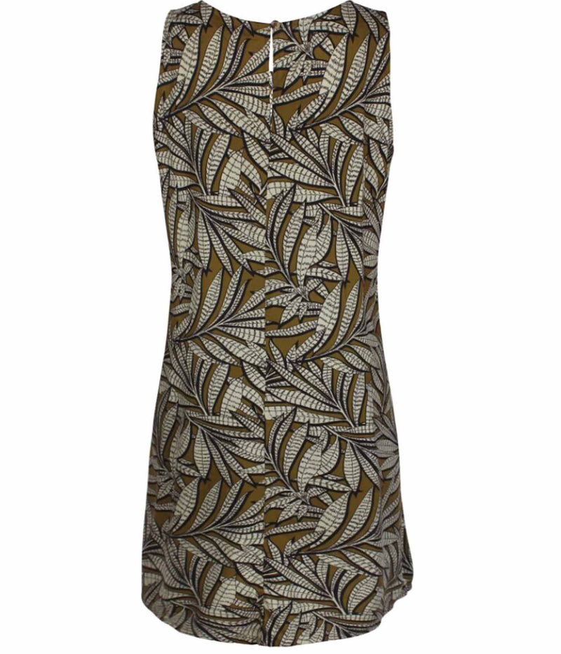 ZE-ZE FARINA DRESS IN DARK OLIVE