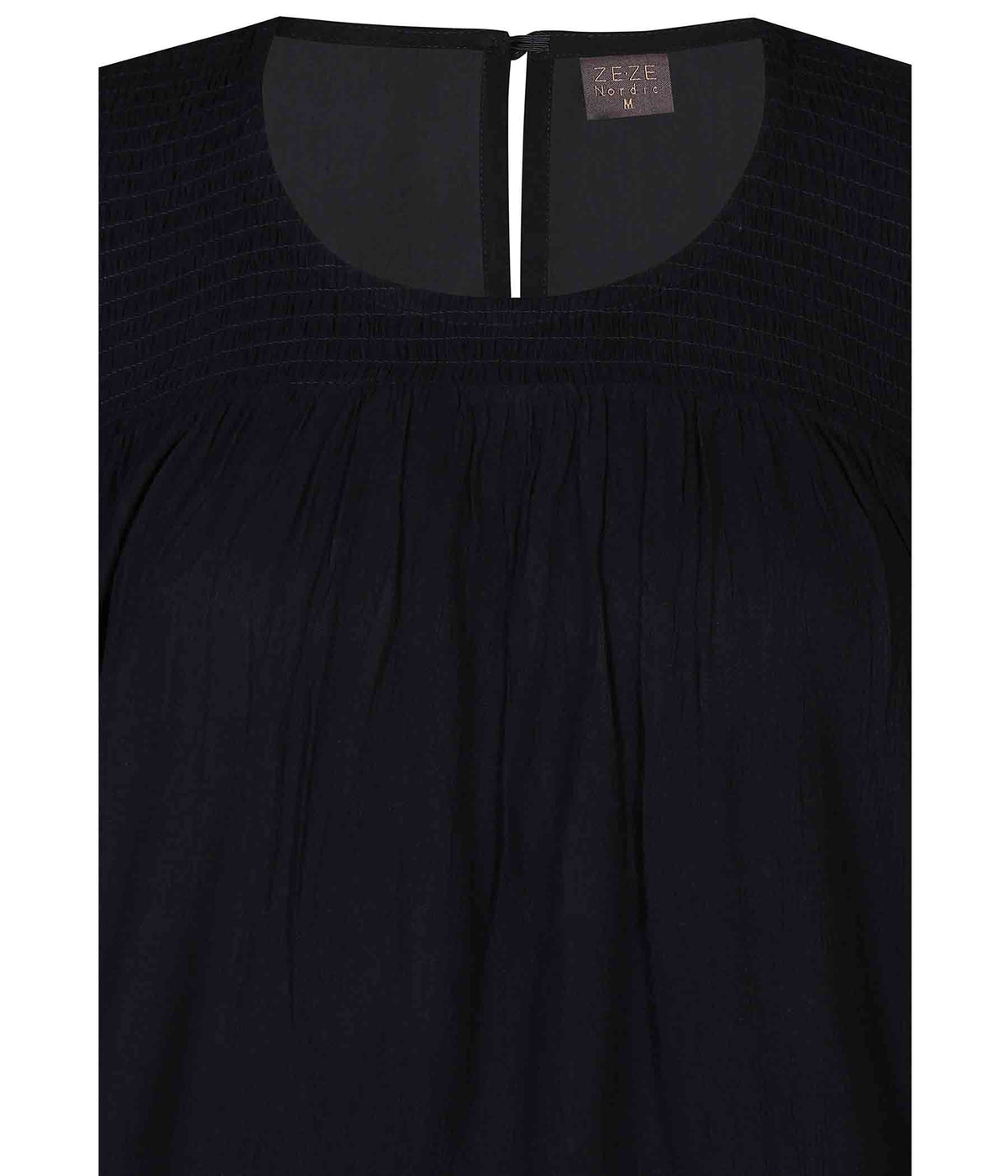ZE-ZE GENETTE DRESS IN BLACK