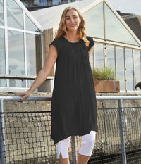 ZE-ZE GENETTE DRESS IN BLACK